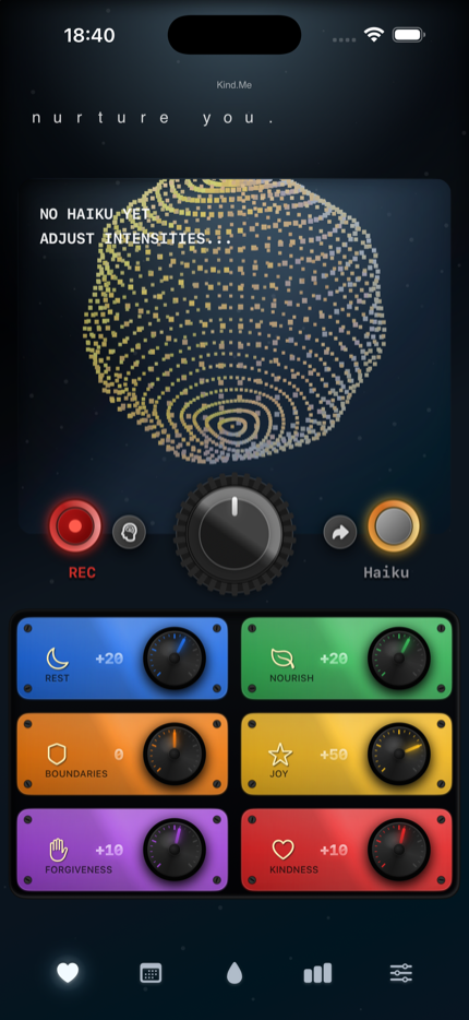 Kind.Me visual calendar screen